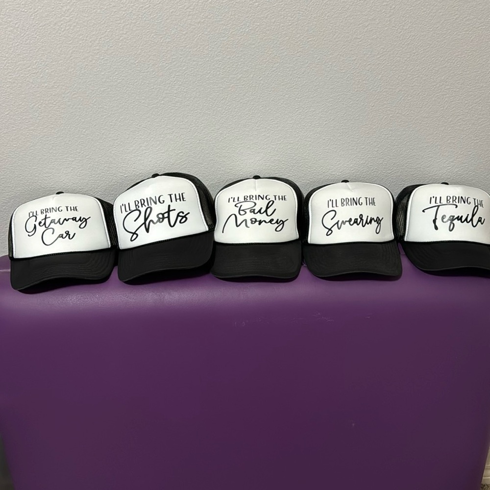 Brand new hats great for any girls party! Bachelorette party especially!!